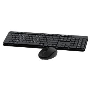 VolkanoX Garnet Bluetooth Wireless Keyboard and Mouse Combo - Black