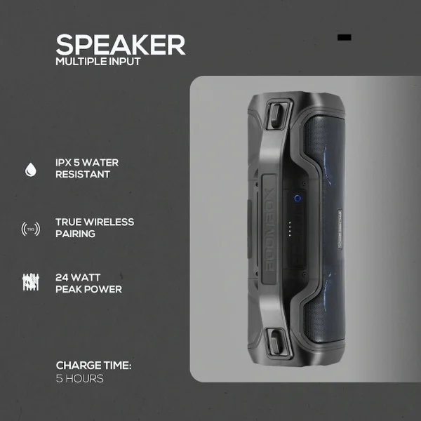 VolkanoX Adder Series Bluetooth Speaker - Black