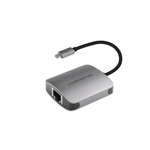 VolkanoX Core LAN series USB Type C to Gigabit LAN adaptor - Charcoal