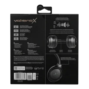 VolkanoX VXH100 Bluetooth Headphones with ANC  - Black