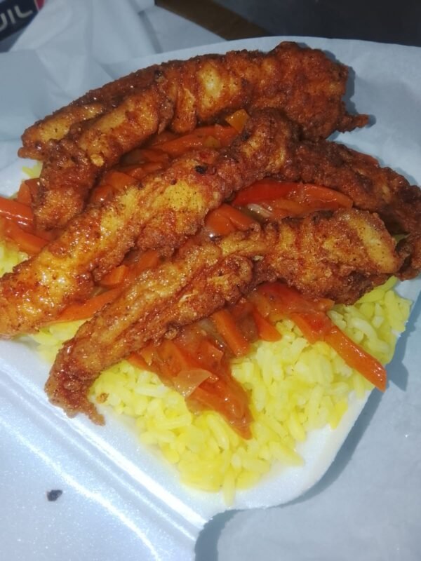Chicken stripe Rice